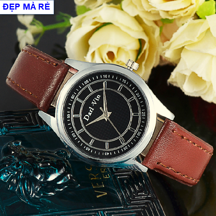 ( Tặng thêm 1 viên pin trị giá 20k ) Đồng hồ Nữ Đẹp Mà Rẻ style cá tính ( Viền trắng )
