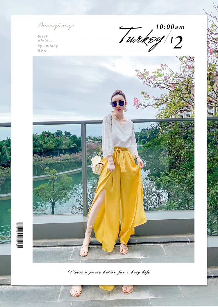 Tp01 split sleeve + baggy pants set