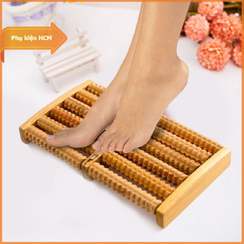 Dụng cụ Massage chân – Bàn Massage chân bằng gỗ cao cấp – Vật lý trị liệu – Chăm sóc sức khoẻ - Chống mỏi, đau nhức, matxa huyệt đạo nhập khẩu