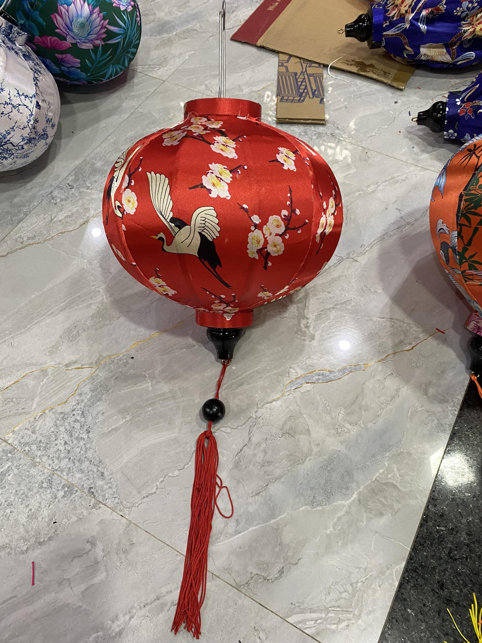 Combo 20 đèn lồng tròn hoa văn 30cm