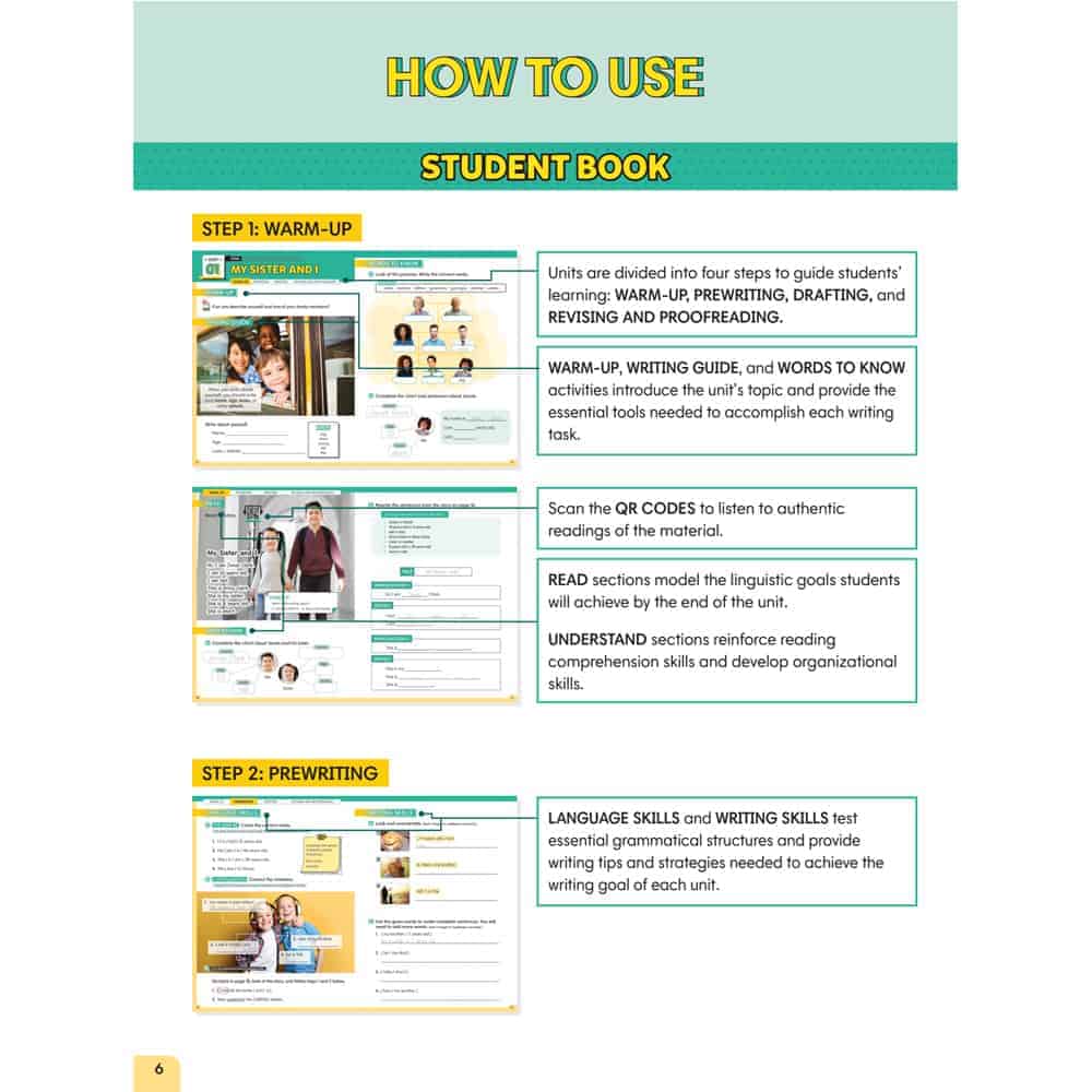 Writing Framework Sentence Writing - Student Book with Workbook Elementary Pre A1