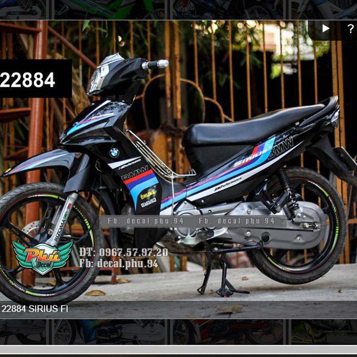 Tem rời Sirius FI BMW (P)