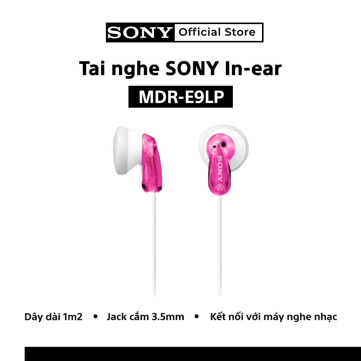 [HÀNG CHÍNH HÃNG] Tai nghe SONY In-ear MDR-E9LP