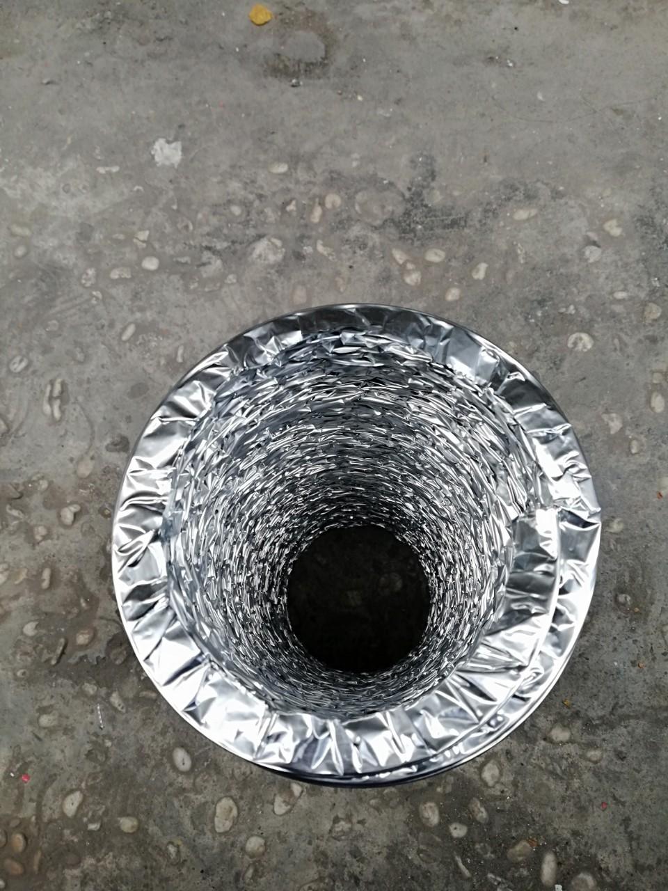 [HCM]Ống sun bạc máy hút mùi D150mm x 1m