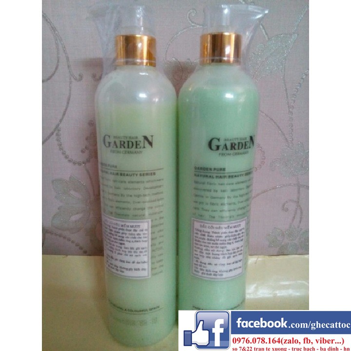 DẦU GỘI XẢ GARDEN 1100ML - Gội + Xả