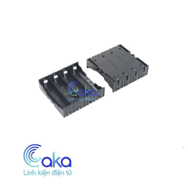 Đế Pin 18650 1 Cell Có Chân Hàn PCB Xuyên Lỗ – Đế Gắn Pin 18650 Cho Mạch Điện Tử DIY