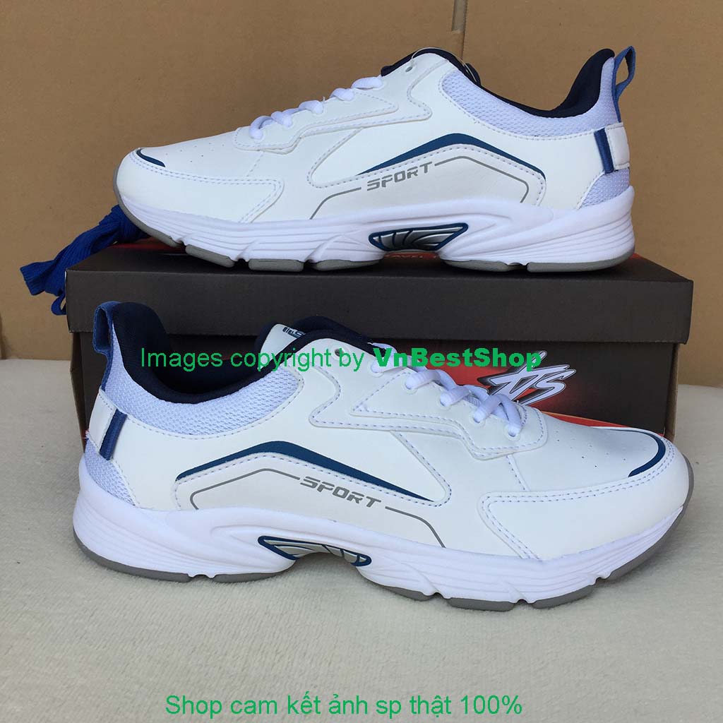Giày Thể Thao Nam Biti's Dòng Focus DSM074733TRG (Trắng)