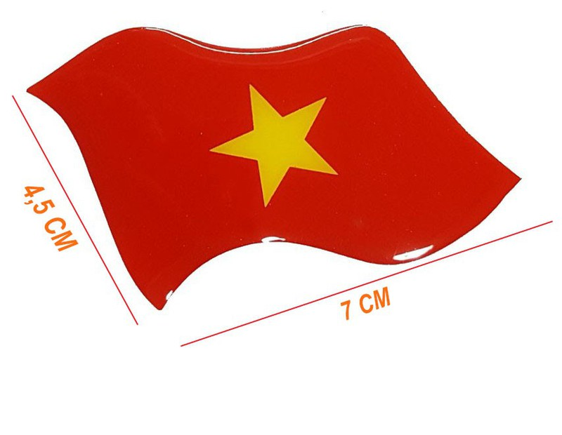 Tem nổi cờ Việt Nam
