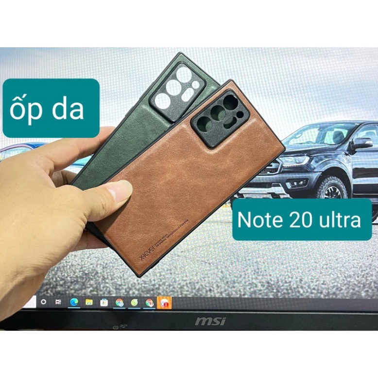 ốp lưng da samsung note 20 / note 20 Ultra hiệu x-level