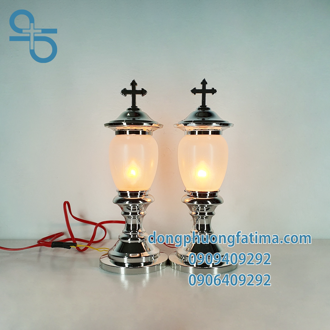 Đèn Bàn Thờ2 Cây Đèn Thánh Giá