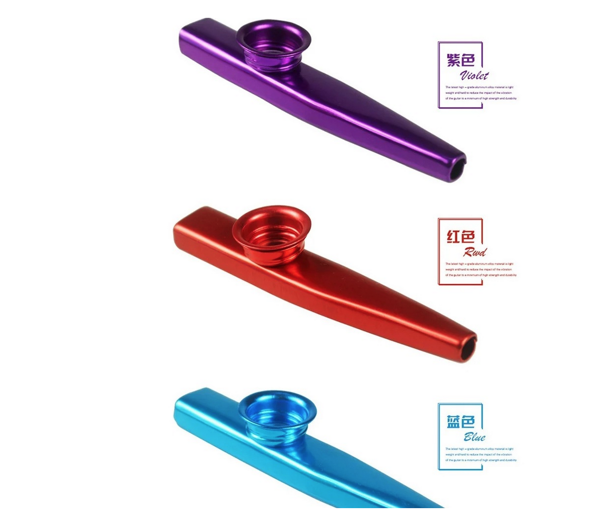 Kèn Kazoo nhiều màu