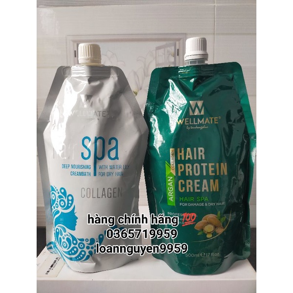 WELLMATE hấp dầu phục hồi tóc (500ml) - Chính Hãng