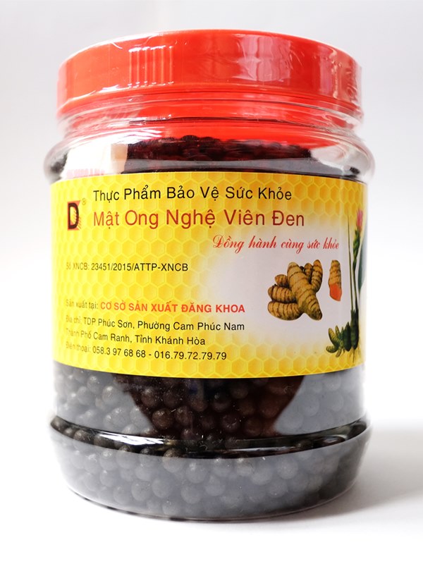 NGHỆ MẬT ONG VIÊN ĐEN ( 500 GRAM )