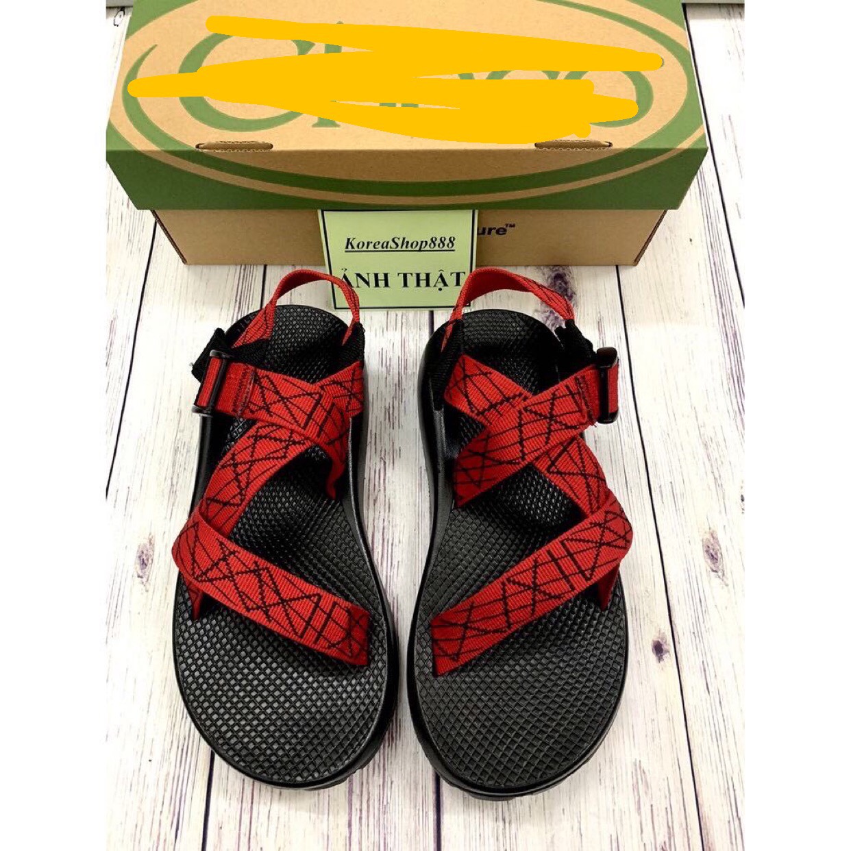 dép sandal nam dây mềm mại đế nhẹ dày dặn đen