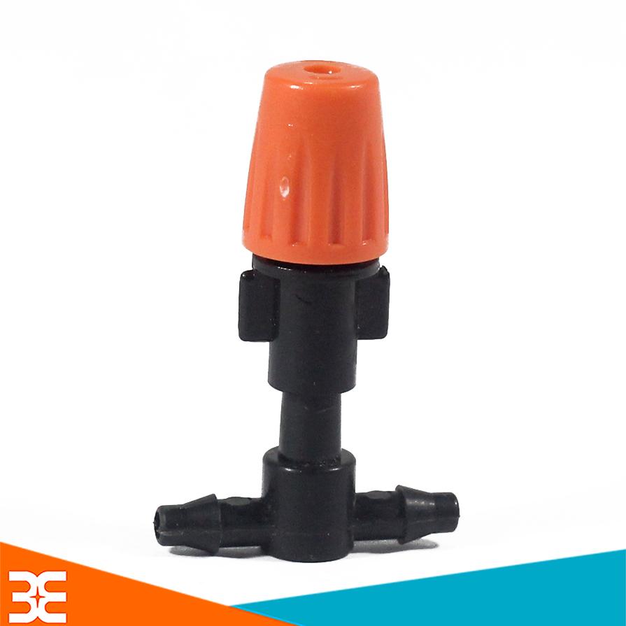 Đầu Béc Phun Sương Tưới Cây Bằng Nhựa 1 Cửa - Chữ T (Phun Ngoài Trời)