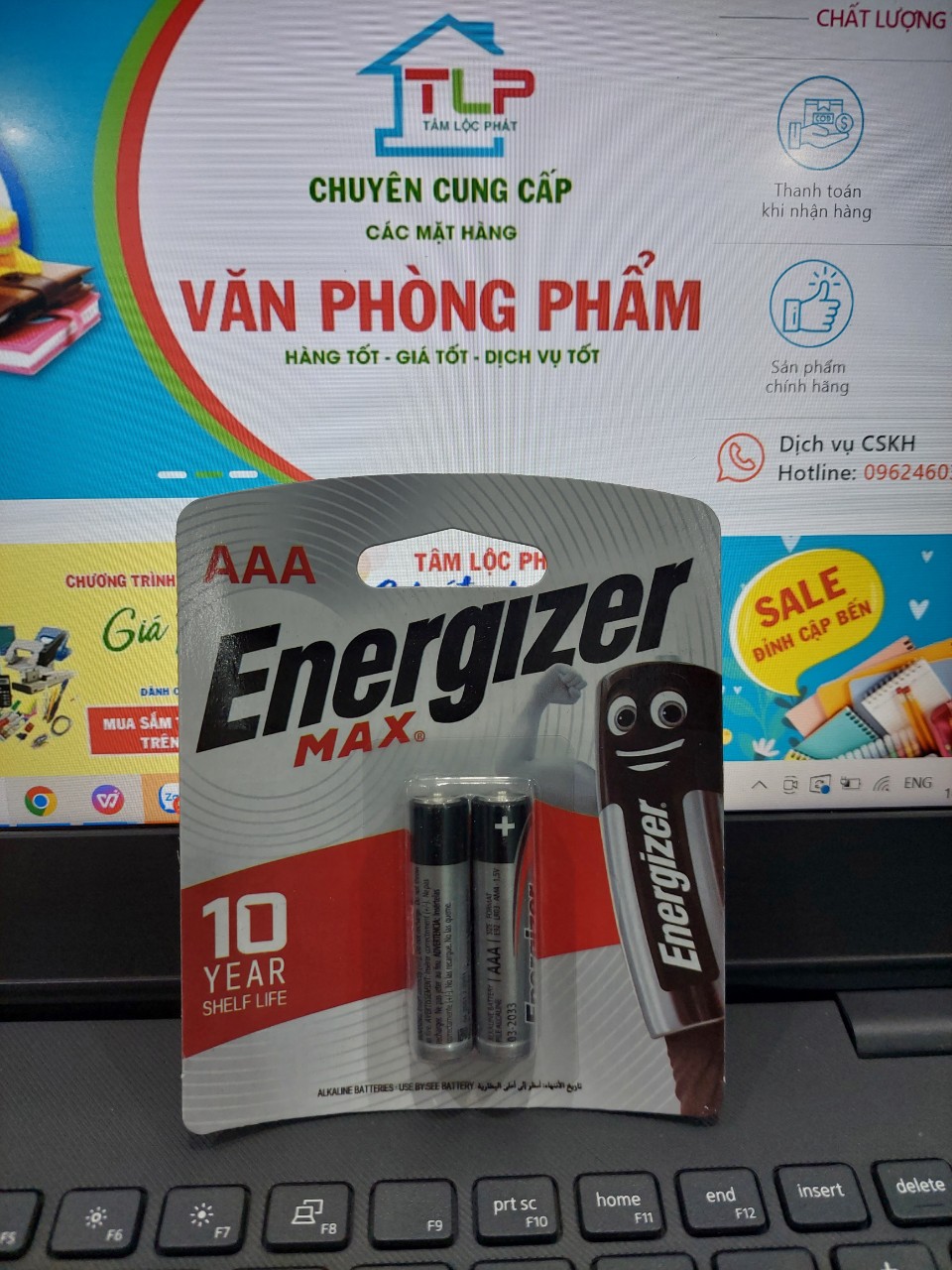 SỈ Vỉ 2 viên Pin Energizer AAA MAX LR03 (Pin đũa) - Pin Alkaline