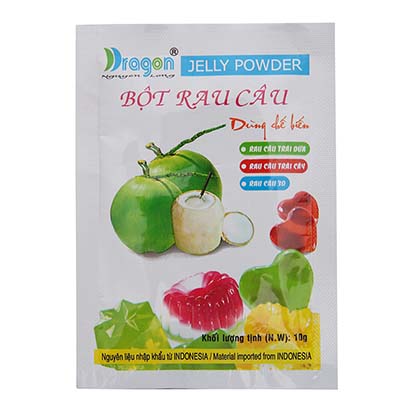 Bột rau câu trái dừa, Jelly powder dragon