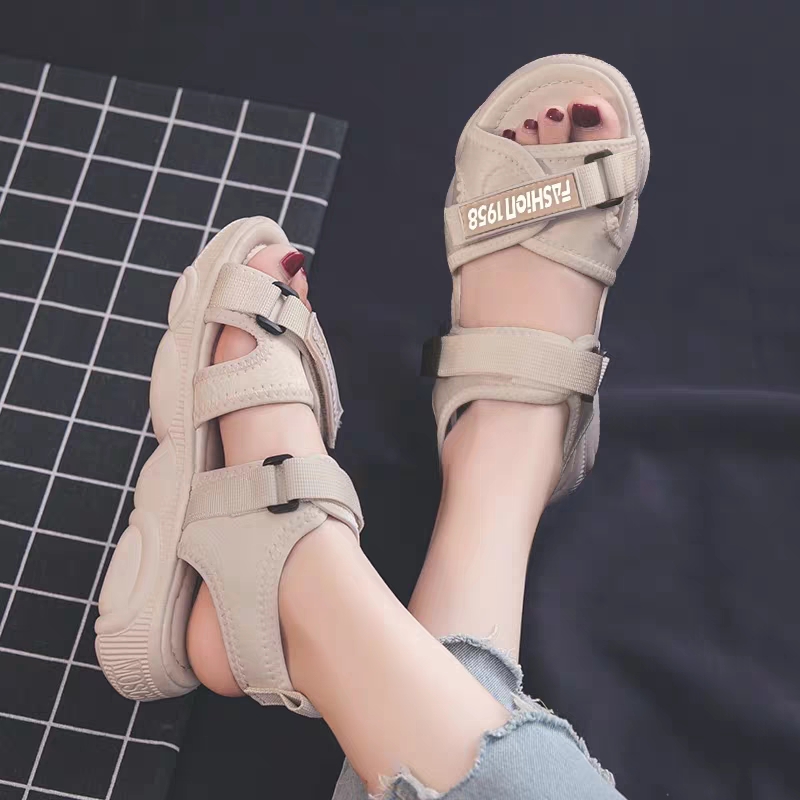 Sandal quai dán đế gấu mới chất đẹp giá rẻ