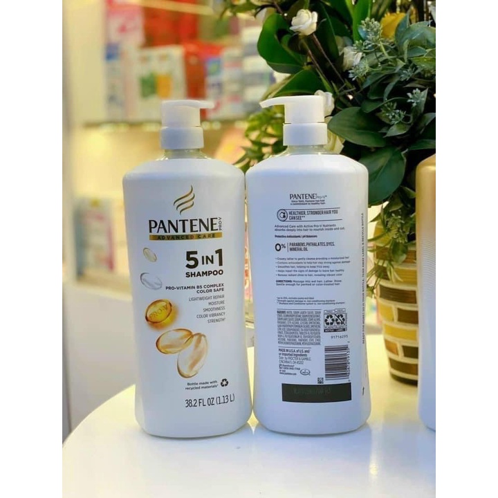 [HÀNG CAO CẤP] DẦU GỘI PANTENE 5IN1 CHAI 1.13L - MỸ