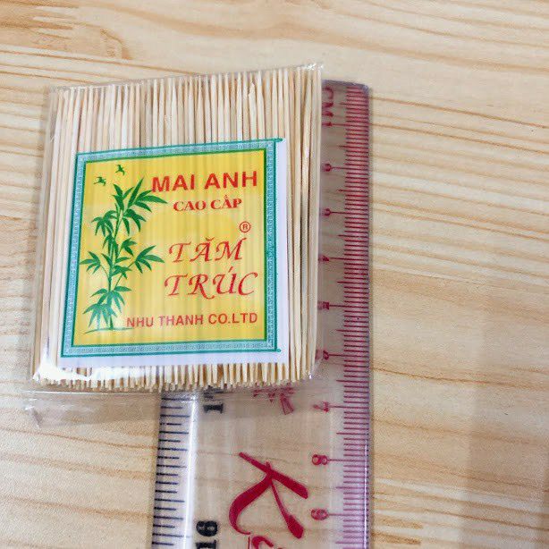 Bịch Tăm xỉa răng tiệt trùng 15 gram ( khoảng 100 cây)