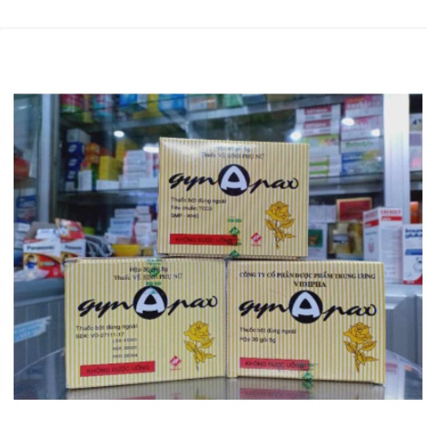 Bột vệ sinh phụ nữ gynapax hộp 30 gói