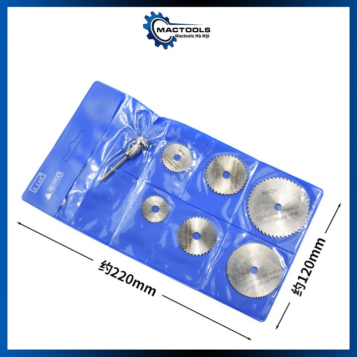 Bộ lưỡi cắt đa năng 7 món ( 6 lưỡi cắt và 1 trục cắt 3.2mm) chất lượng cao