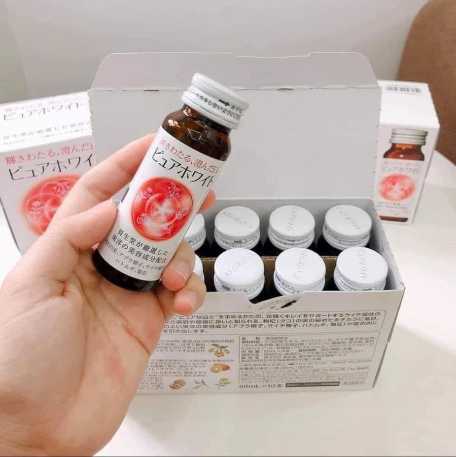 Combo 3 hộp nước trắng da Pure White Nhật Bản