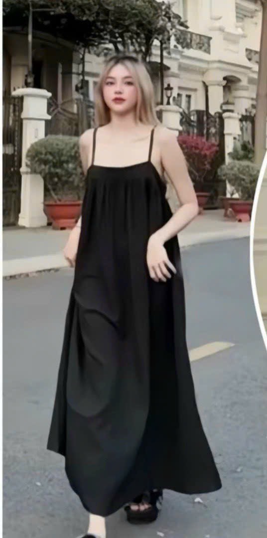 Đầm maxi ĐŨI mềm thắt bính siêu đẹp.