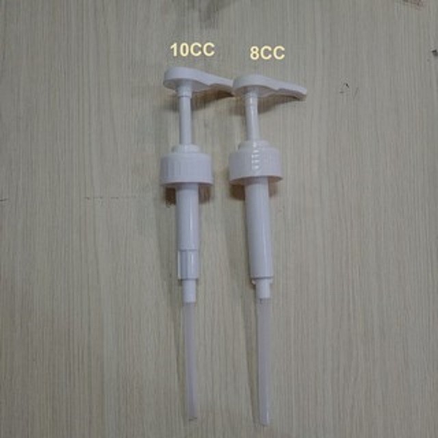 Vòi nhựa bơm sirup, bơm đường, vòi bơm 10cc - 8cc