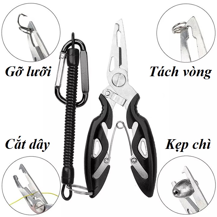 kìm kẹp cá - kiềm kẹp cá - kìm gỡ cá đa năng