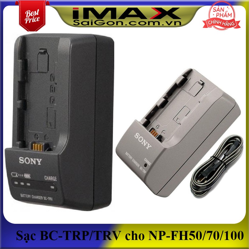 [HCM]Sạc máy ảnh BC-TRV/TRP cho pin Sony NP-FV50/70/100 Sạc dây