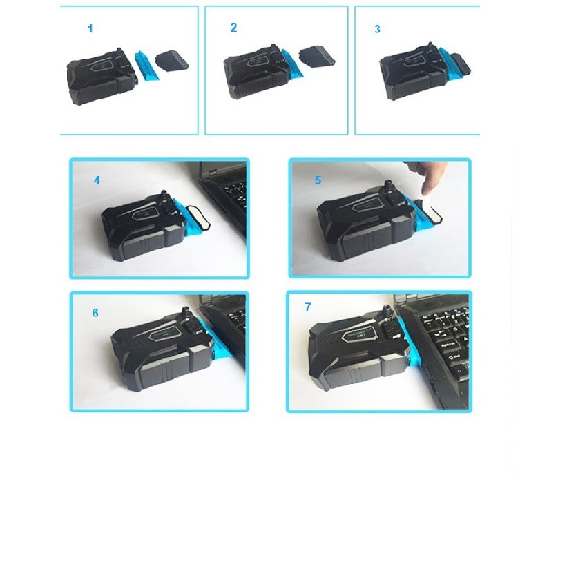 Quạt hút gió tản nhiệt laptop Coolcold ICE TROLL