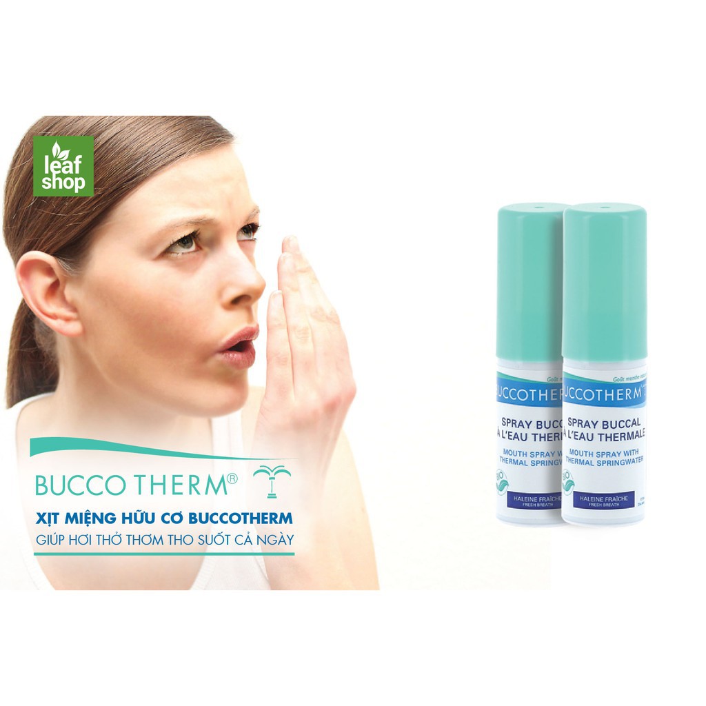 Xịt thơm miệng hữu cơ Buccotherm 15ml