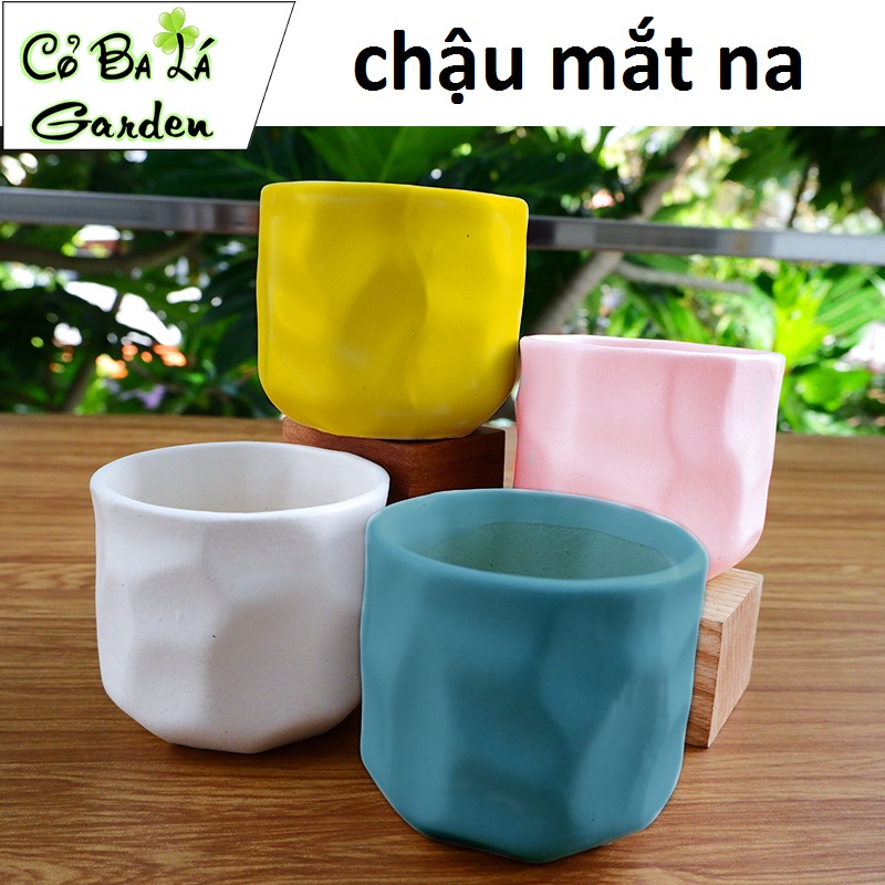 chậu sứ bát tràng hình mắt na