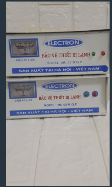 BỘ BẢO VỆ TỦ LẠNH ELECTRON MU05-BQP - BBVTL
