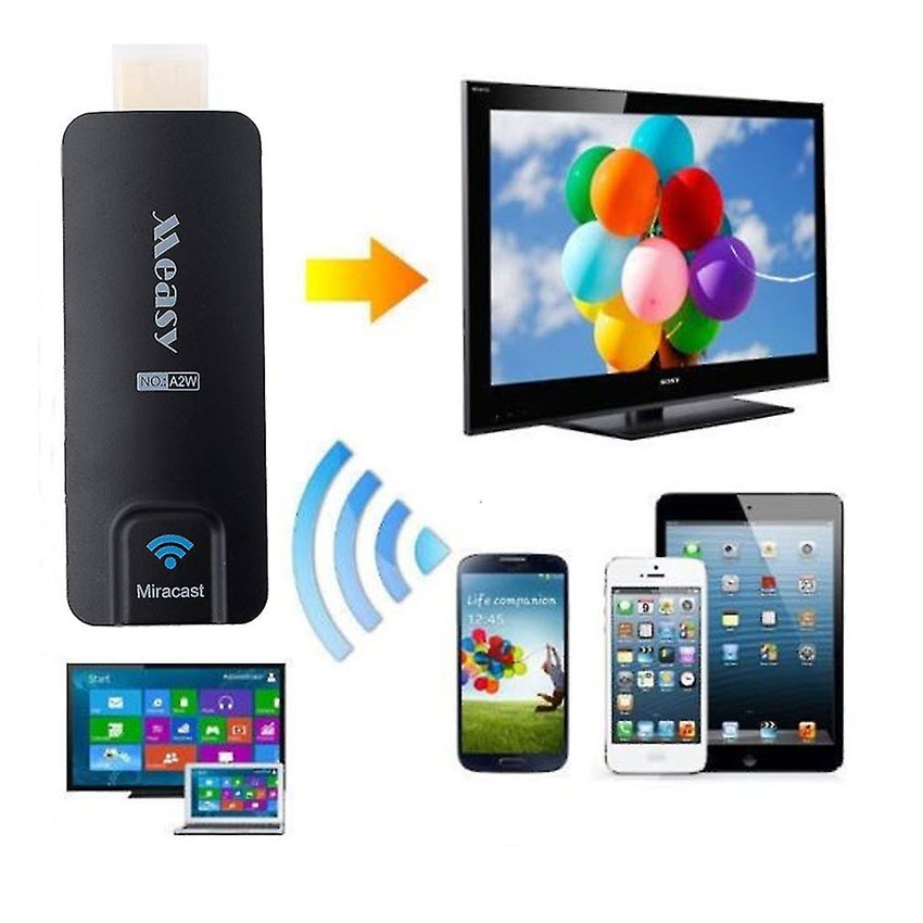 HDMI không dây Dongle Measy A2W cho Điện thoại, Máy tính bảng xuất ra Tivi chất lượng cao