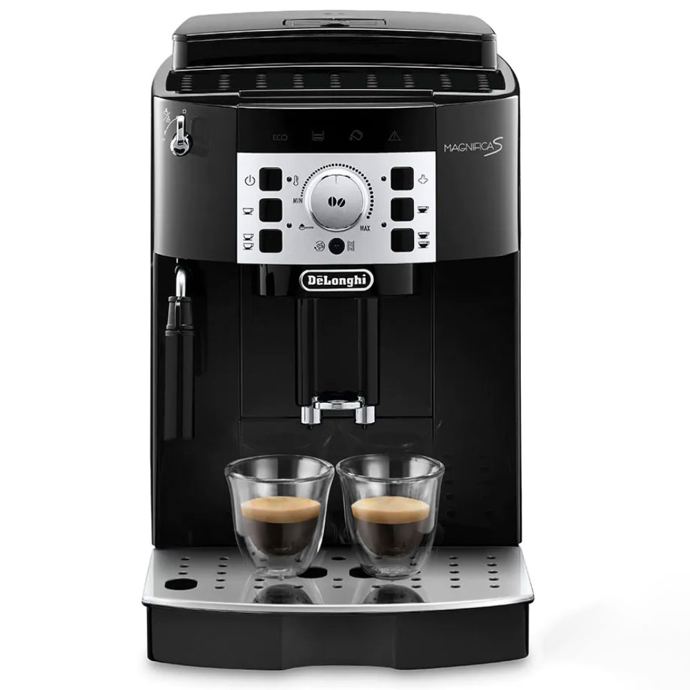 Delonghi ECAM22110B Super Automatic Espresso, Latte and Cappuccino Machine, Black,50 ml, Imported from Germany, Many Colors, 12 Month Warranty
