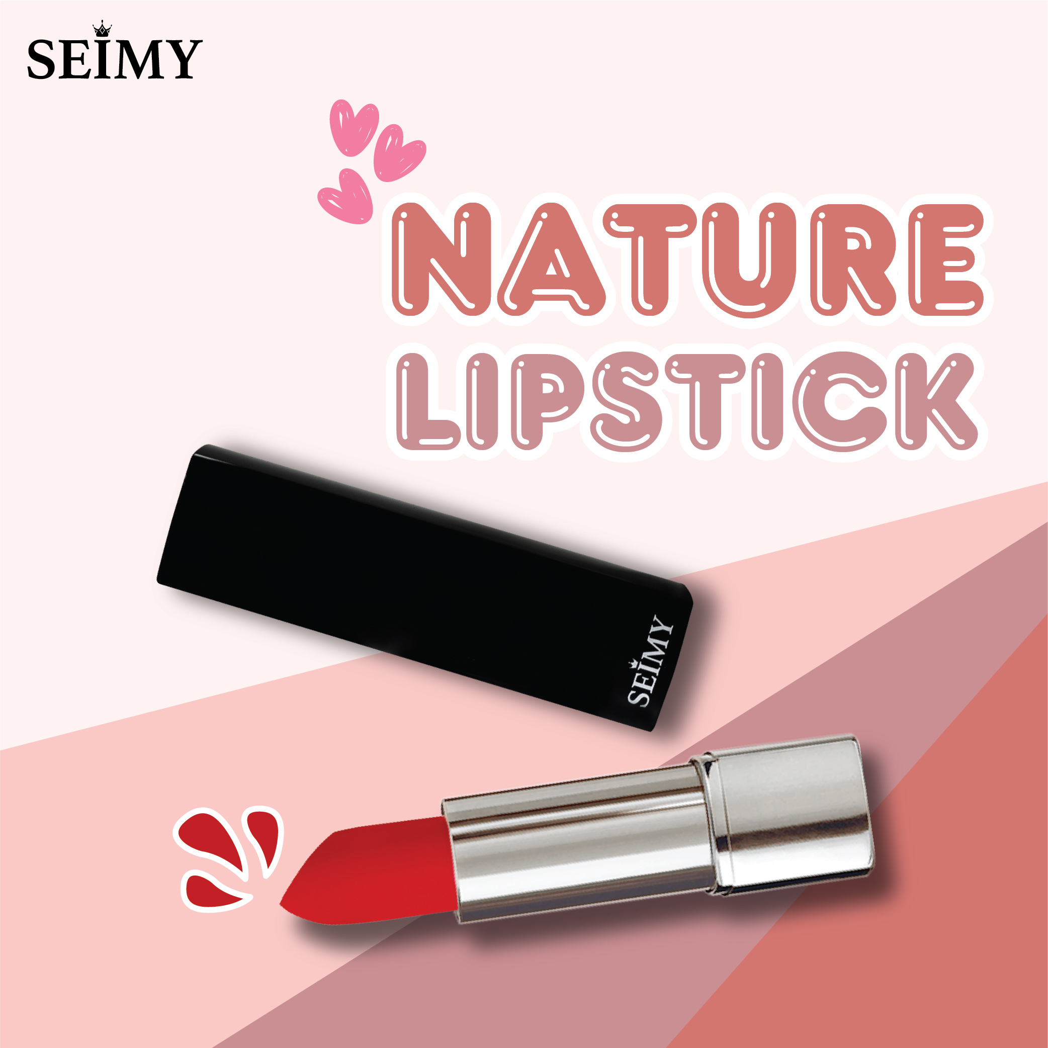 Son thỏi lì Seimy - Nature Lipstick 3,5g
