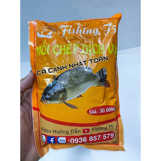 MỒI CÁM CÂU CÁ CHÉP DỊCH VỤ T5 - MỒI CÂU T5