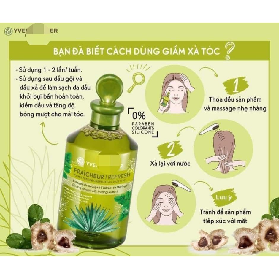 Giấm xả tóc Yves Rocher