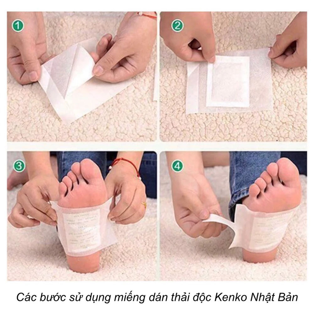 MIẾNG DÁN THẢI ĐỘC CHÂN KENKO NHẬT BẢN 30 MIẾNG ( MẪU MỚI)
