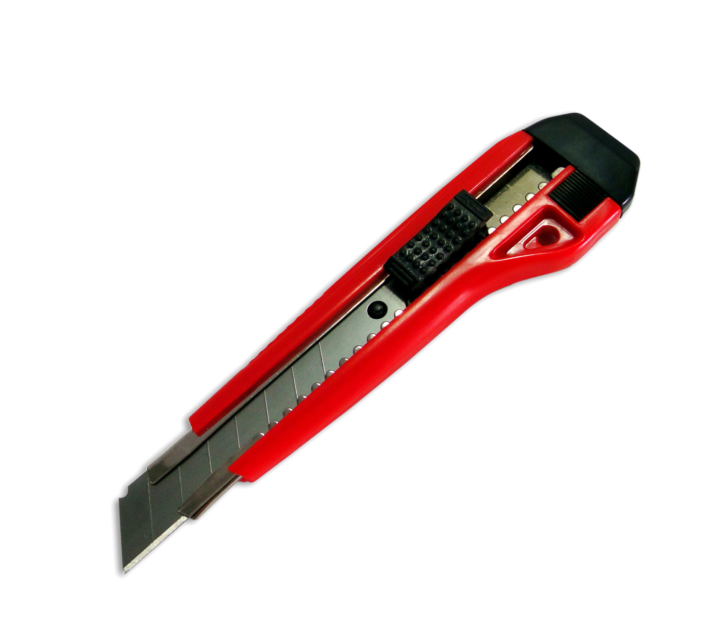 Dao Rọc Giấy Công Nghiệp STACOM Kèm 01 Lưỡi Phụ - Lưỡi  Cỡ Lớn E102 - 18 x 100 x 0.5 mm - Có bán kèm lưỡi thay