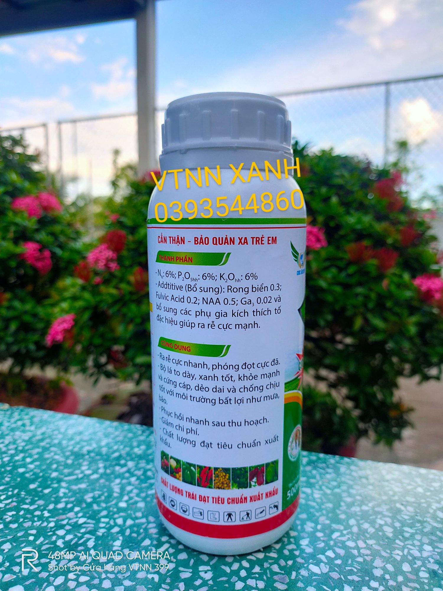 Phân bón lá cao cấp NHÚ ĐỌT - KÍCH ĐỌT - LẤY TƯỢT - Chai 500ml