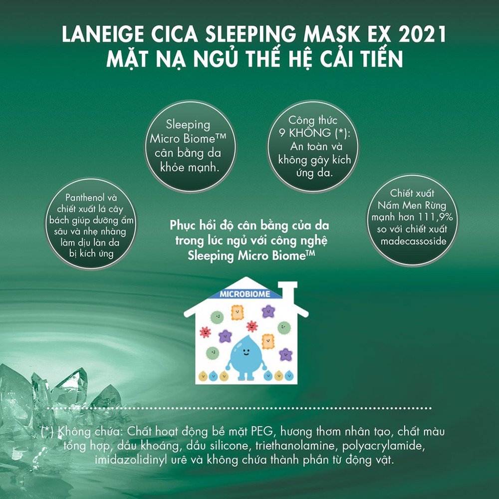 Mặt nạ ngủ Laneige Cica Sleeping Mask Mini