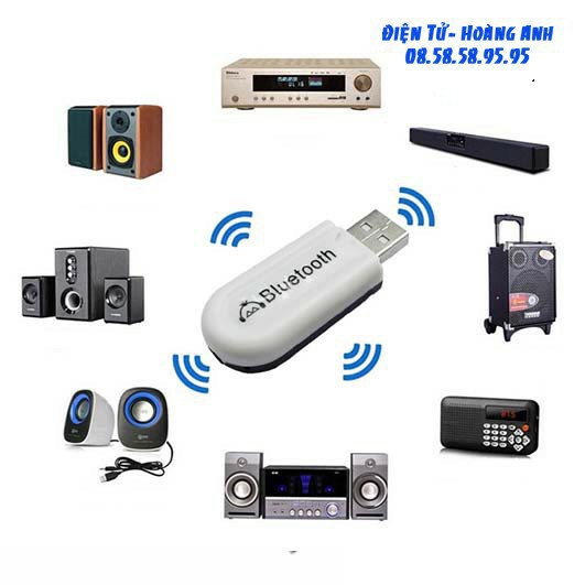 USB bluetooth BT-163 Biến Loa Thường Thành Loa Bluetooth