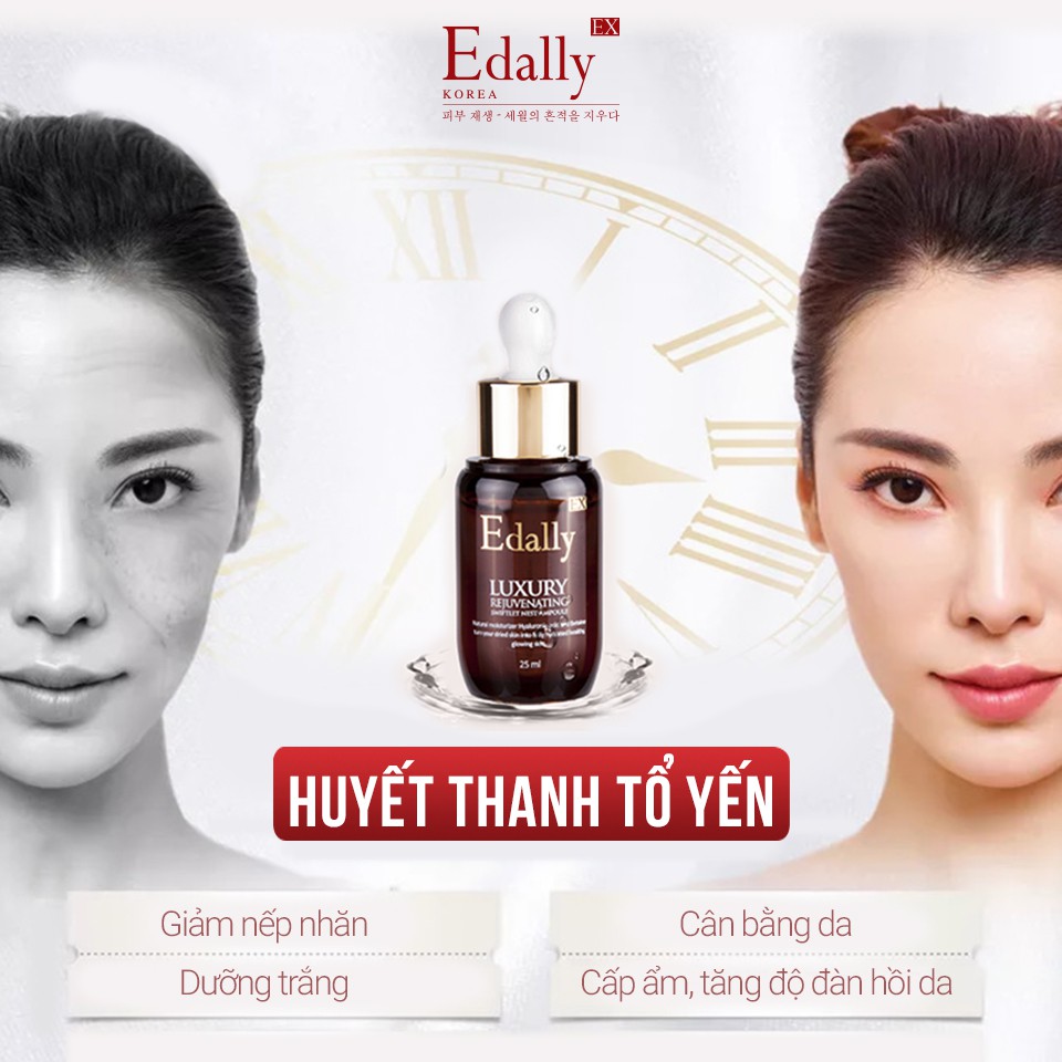 Huyết thanh tổ yến Edally EX - Luxury Rejuvenating Swiftlet Nest Ampoule