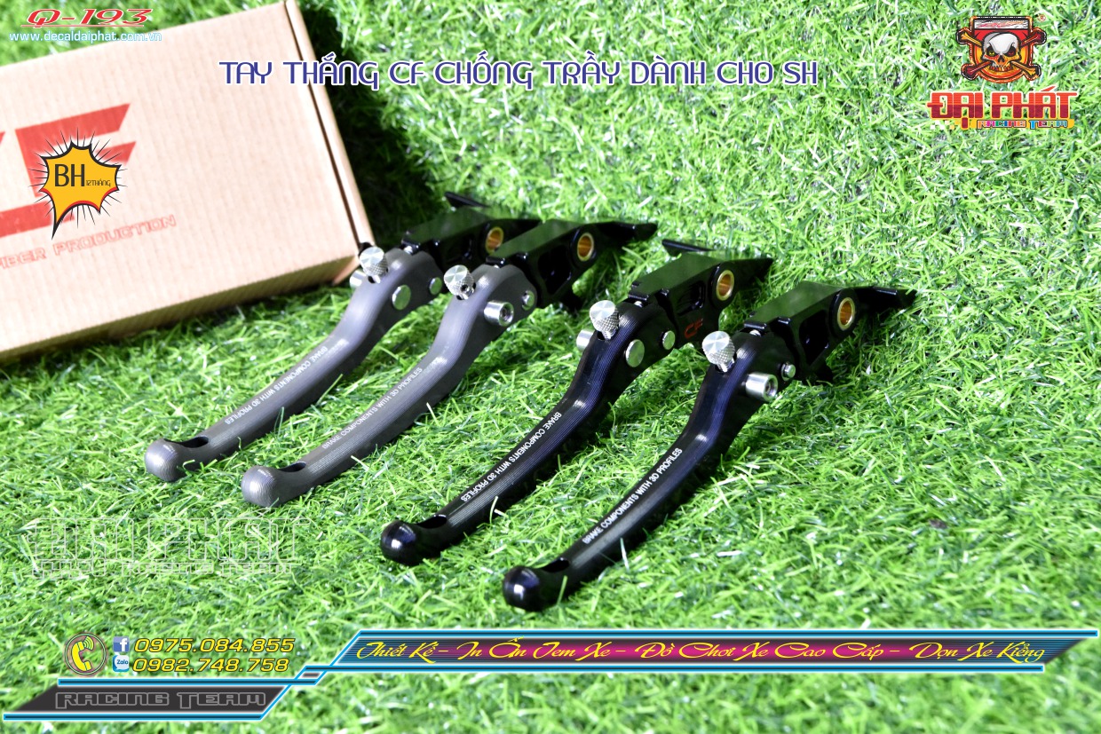 Tay Thắng CF CNC dành cho xe SH