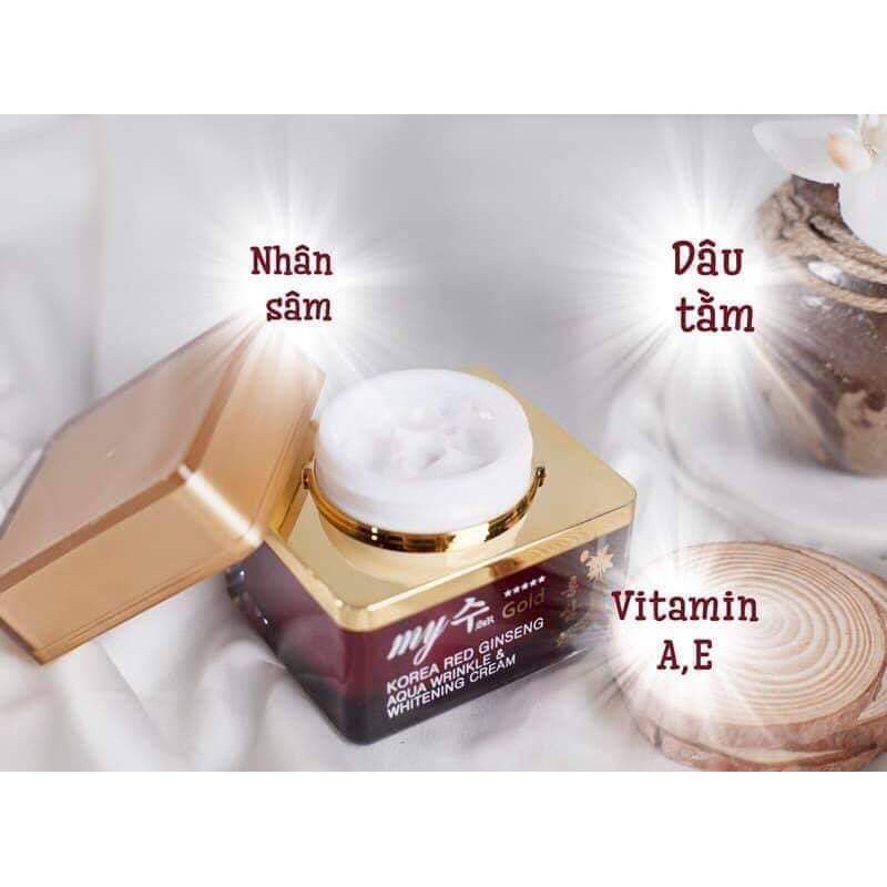 Kem Dưỡng Da Nhân Sâm Hàn Quốc Red Rinsen White Trắng Da Chống Lão Hóa [Hàng Cao Cấp Được Sam Sung Bảo Trợ]