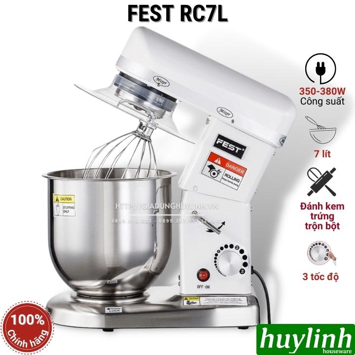 Máy đánh kem - trứng - trộn bột fest rc7l - dung tích 7 lít