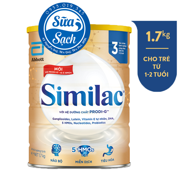 Sữa bột Similac IQ3 HMO 1.7kg